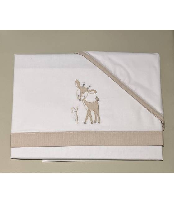 Sabanas De Coche/Moises Punto Ciervo Beige D'Peques