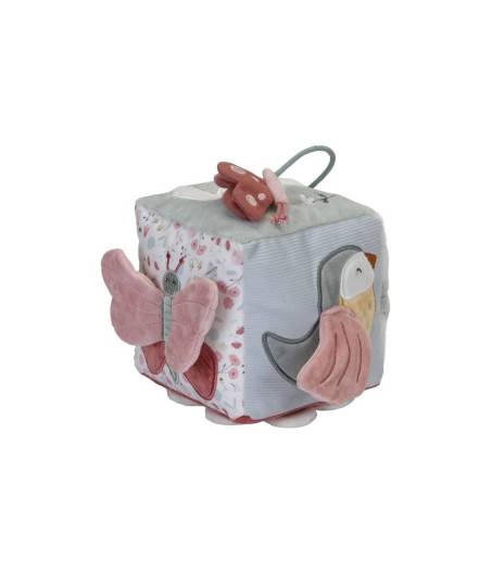 Cubo De Actividades Flores y Mariposas Little Dutch