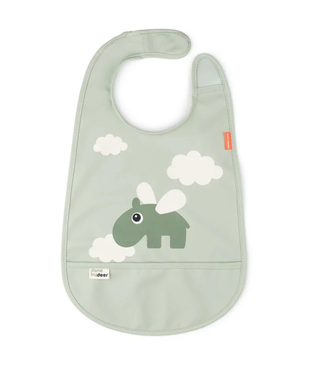 Babero Con Velcro Happy Clouds Done By Deer
