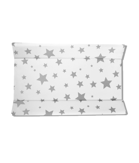 Cambiador Flexible Bebe Estrellas Gris Plastimyr