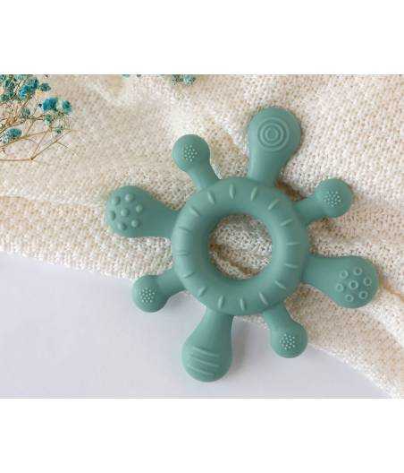 Mordedor Silicona Timón Salvia Kiokids