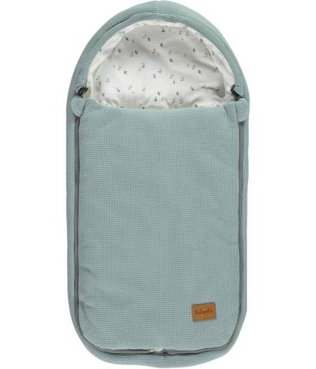 Saco Capazo Buba Waffle Menta Babyclic