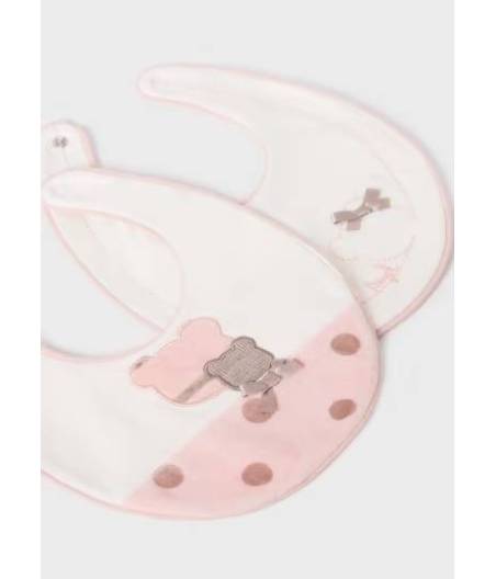 Set 2 Baberos Bettet Cotton 9331 Rosa Baby Mayoral