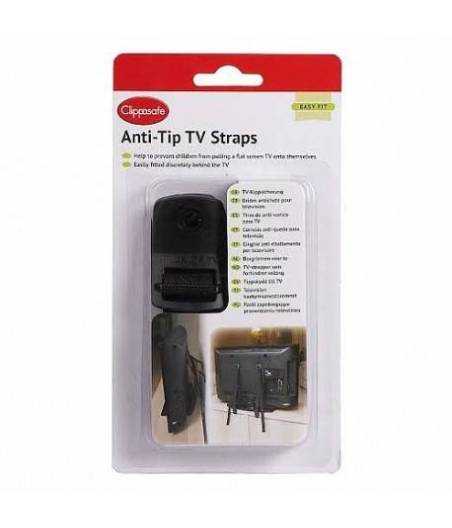 Tiras Anti-Vuelco Para TV Clippasafe