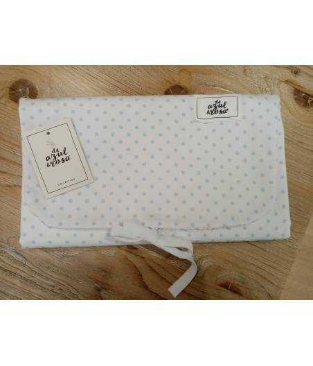 Cambiador Bebé o Vestidor Plegable Textil a Elegir de Azul De Azul y Rosa