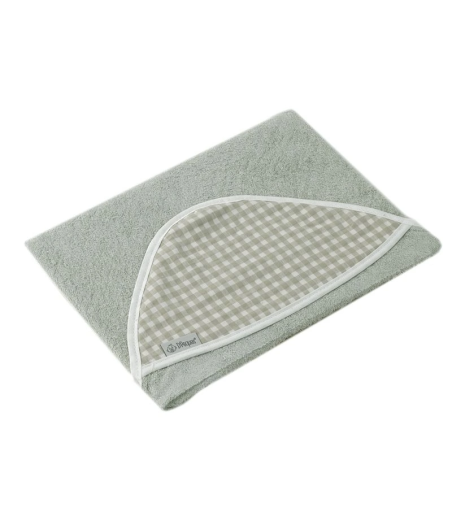 Capa De Baño Bambu Vichy Verde D'Peques