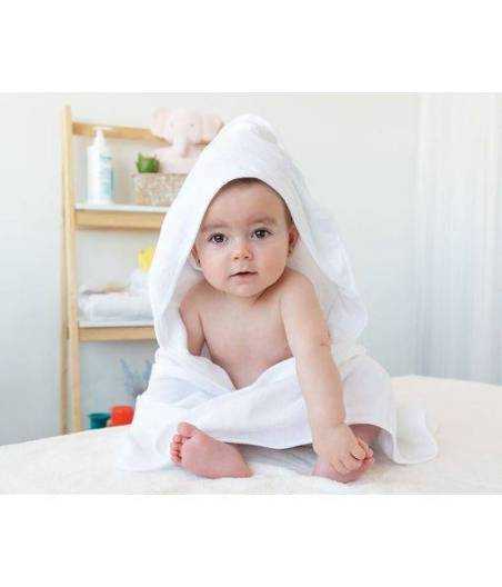 Capa De Baño Bambu Blanco 1 m * 1 m Kiokids