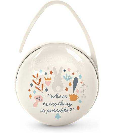 Portachupetes Duo Wonderland Beige Suavinex