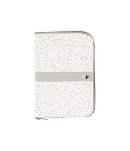 Porta documentos Azucena Gris Rosy Fuentes