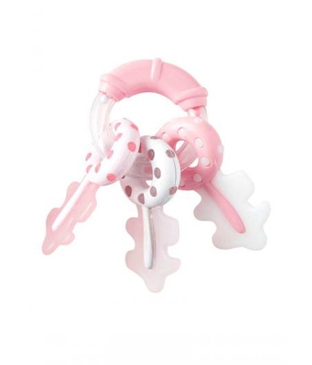 Sonajero Llaves Con Mordedor Rosa Saro