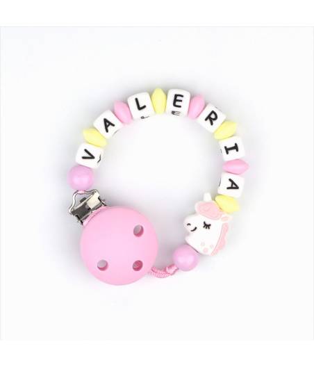 Cadena De Silicona Unicornio Personalizada Mi Pipo