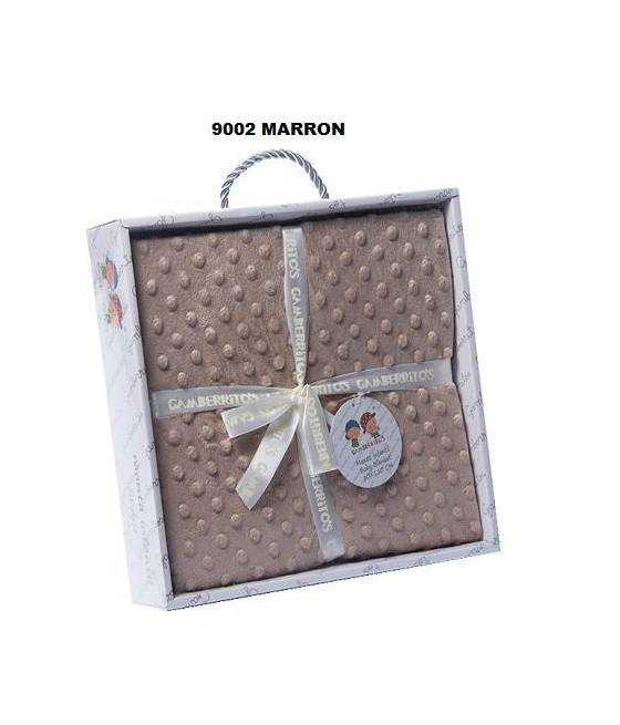 Manta De Topitos Camel Bebe...