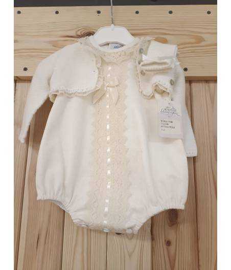 Conjunto Pelele Chaqueta y Calcetin Teresa Rodriguez