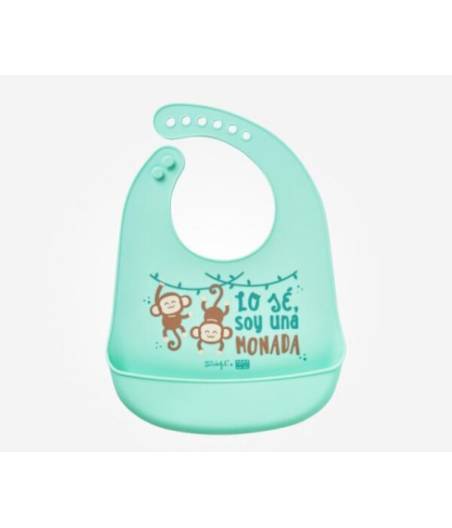 Babero Silicona Mr Wonderfull Saro