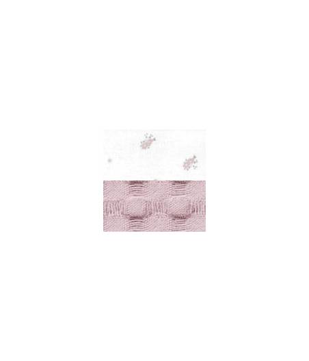 Saco Arrullo Interior Capazo Reversible Clea Rosa Empolvado Uzturre