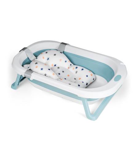 Bañera De Silicona Plegable Flex Azul + Reductor Innovaciones Ms