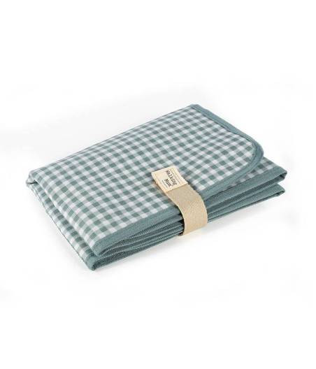 Cambiador I Love Vichy Verde Walking Mum Stone