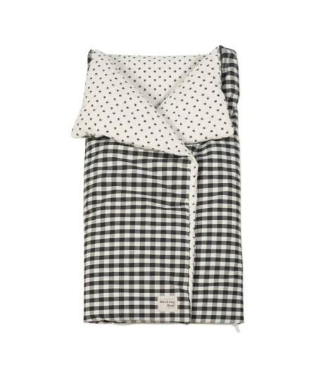 Saco Arrullo Remy Vichy Negro Walking Mum