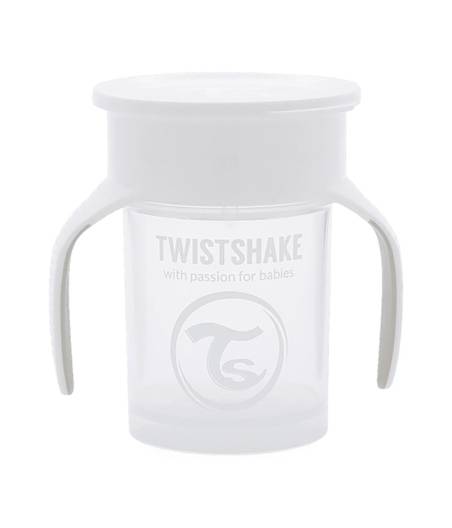 Vaso Twistshake 360 6+m – Blanco