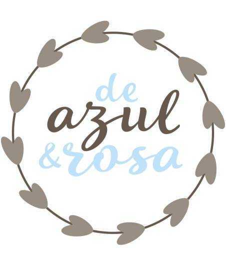 Saco Arrullo Cremallera Debajo, Exterior 236, Interior 333De Azul y Rosa