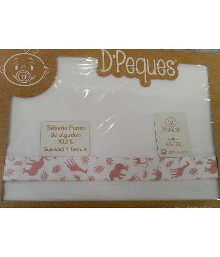 Sabanas De Cuna Animales Rosa D'Peques