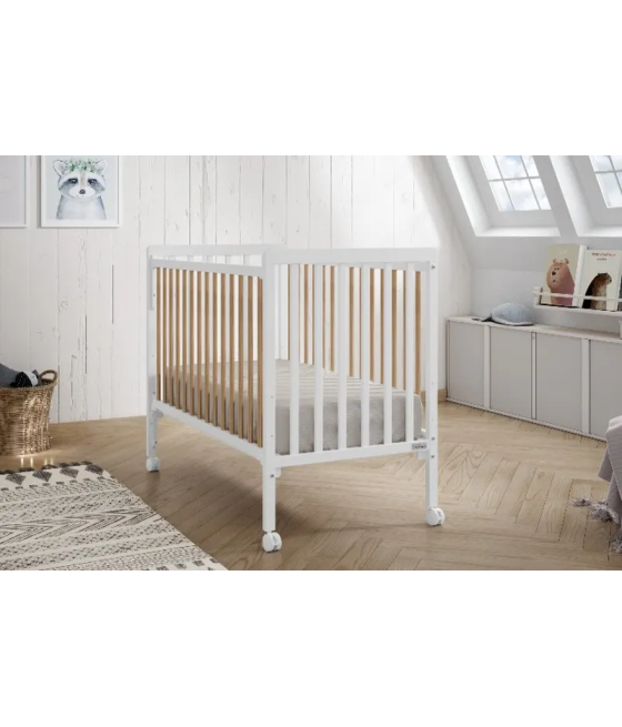 Cuna Viking Blanco y Madera...