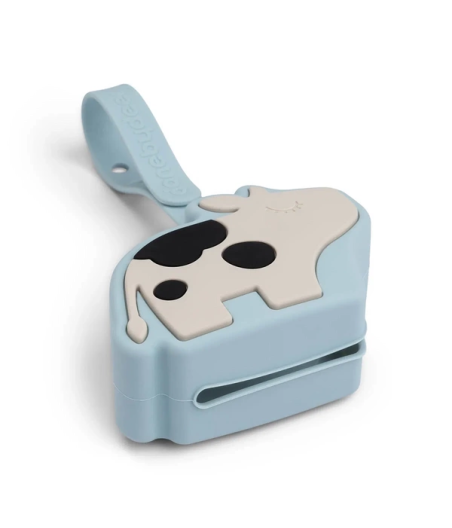 Done by Deer Porta Chupetes Silicona Dotti - Azul