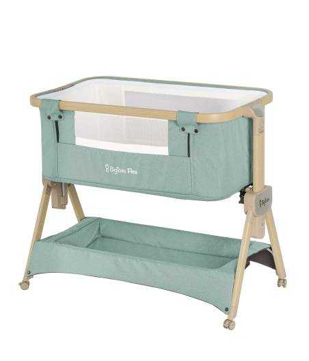 Minicuna Flex Green Mineral Colecho con Colchon BigToes