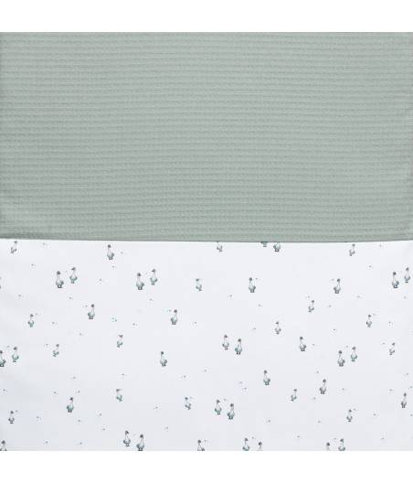 Conjunto Colcha Y Chichonera Ocas Verdes D'Peques Modelo 501 Lista