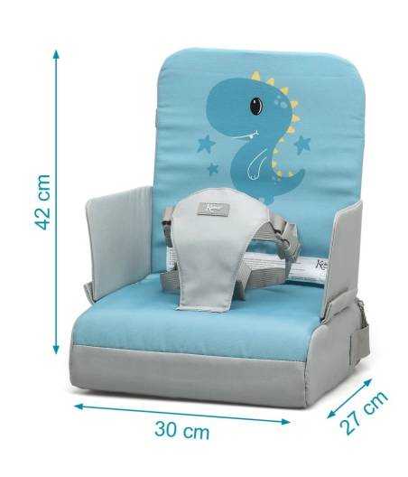 Trona Portátil Viaje Dino Azul kiokids
