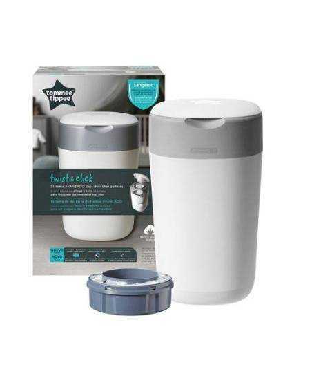 Contenedor De Pañales + 1 Recambio Extra Sangenic Twist & Click Blanco Tommee Tippee LISTA