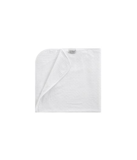 Manta Arrullo Polar Plumeti Blanco D´Peques