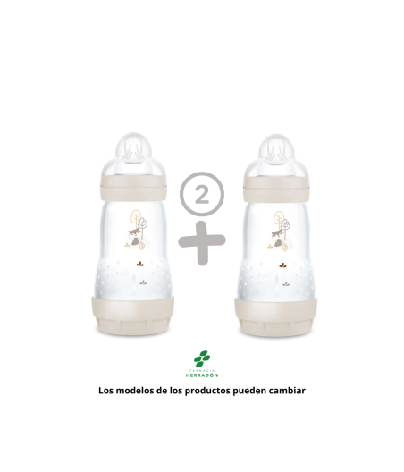 Pack 2 Biberones Anticólicos 260 ml MAM