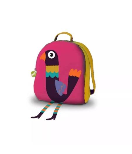 Mochila Suave Pavo Real Oops Ideal Para EL Cole