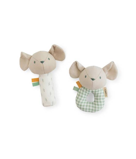 Set de 2 Sonajeros Mousie Saro