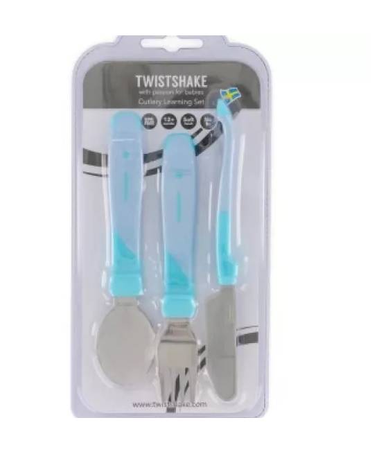 Cubiertos 12M Twistshake