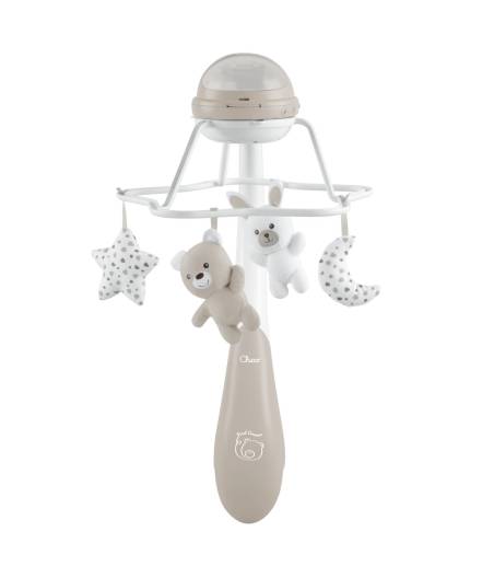 Carrusel Con Proyector Rainbow Mobile Beige Chicco