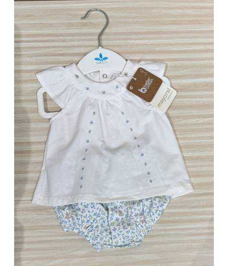 Conjunto Blusa y Short 2-4M Mayoral
