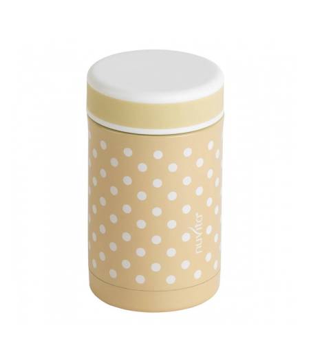 Termo Papillero Beige Acero Inoxidable 500 ml Nuvita