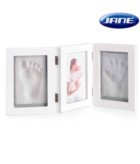 Marco Triple De Fotos Y Huellas Jane Regalo Original