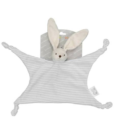 Muñeco Dou Dou Conejito Gris Rayas Gamberritos