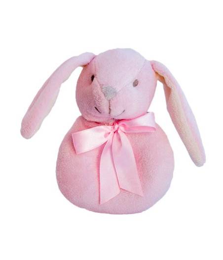 Muñeco Sonajero Conejito Rosa Gamberritos