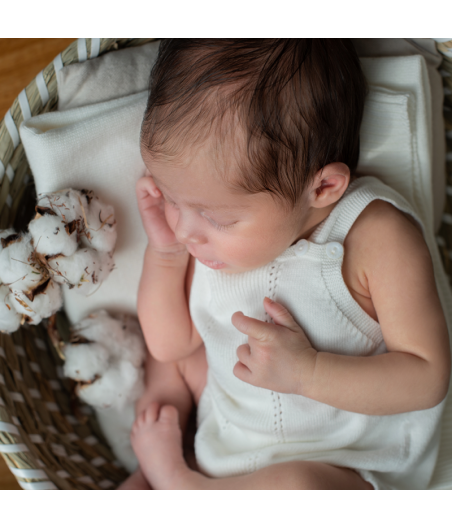 Pelele Punto Algodon Organico Wedoble