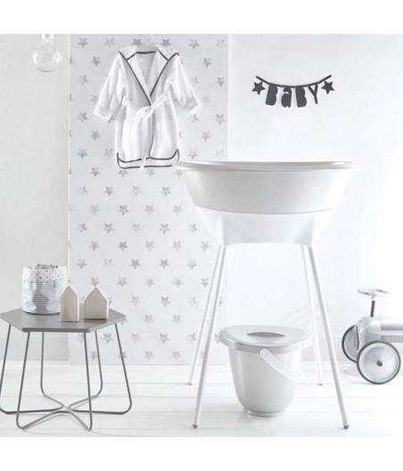 Bañera De Diseño Luma Gris Y Blanca (Reductor Incluido) Luma Light Grey